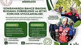 Kayseri'de Sonbahar Bahçe Bakımı Eğitimi!