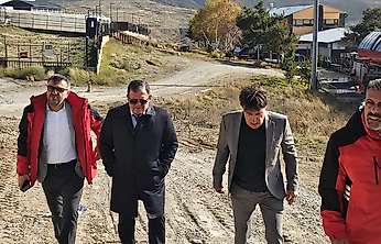 Ali İhsan Kabakcı, Erciyes Dağ Kızağı tesisini inceledi