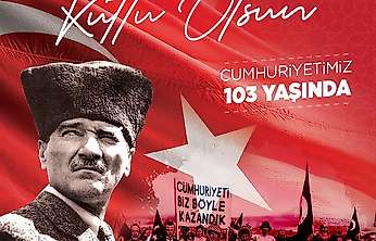 Başkan Büyükkılıç'tan 103. yıla güçlü mesaj: 'Cumhuriyet, geleceğe taşıdığımız en büyük emanetimizdir'