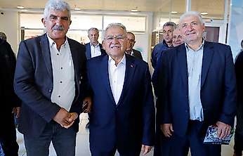 Başkan Büyükkılıç, Yahyalı'da muhtarlarla bir araya geldi