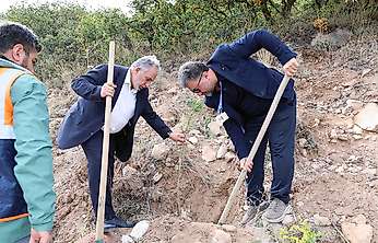 Başkan Yalçın'dan sağlığa ve doğaya çifte nefes