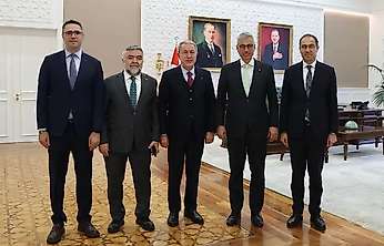 İl Sağlık Müdürü Erşan'dan Sağlık Bakanı Prof. Dr. Kemal Memişoğlu'na ziyaret