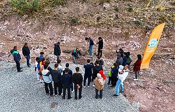 Kayseri Büyükşehir'den yeşil seferberlik: Bin 150 fidan toprakla buluştu