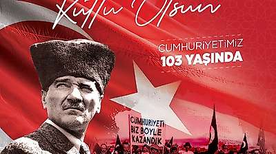 Başkan Büyükkılıç'tan 103. yıla güçlü mesaj: 'Cumhuriyet, geleceğe taşıdığımız en büyük emanetimizdir'