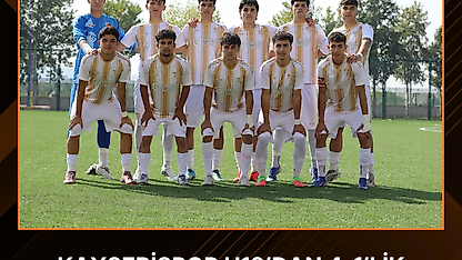 Kayserispor U19'dan 4-1'lik gövde gösterisi! 3'te 3 yaptı