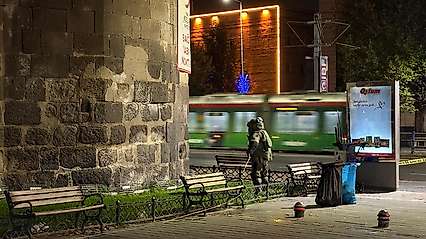 Kayseri'de şüpheli çanta fünye ile patlatıldı