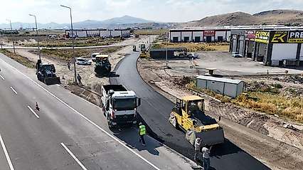 Metal Sanayi Sitesi'nde asfalt çalışması tamamlandı