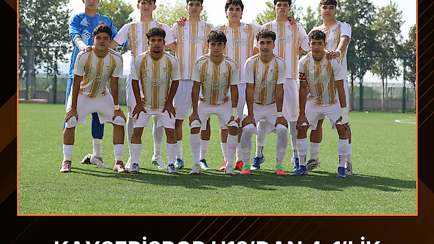 Kayserispor U19'dan 4-1'lik gövde gösterisi! 3'te 3 yaptı