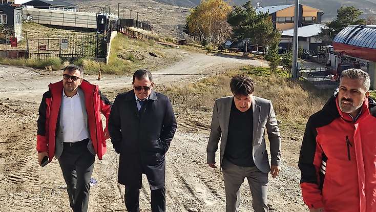 Ali İhsan Kabakcı, Erciyes Dağ Kızağı tesisini inceledi