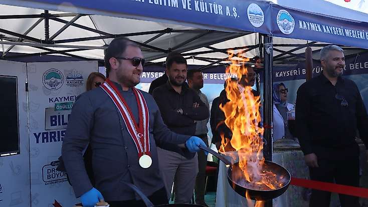 Kayseri'nin gastronomi zenginliği KAYMEK standında tanıtıldı