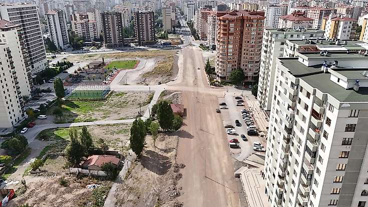 Yıldırım Beyazıt mahallesine yeni bağlantı yolu