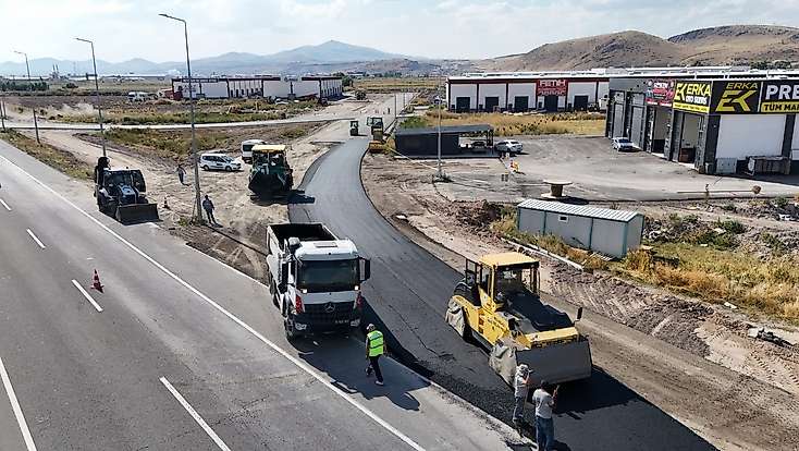 Metal Sanayi Sitesi'nde asfalt çalışması tamamlandı