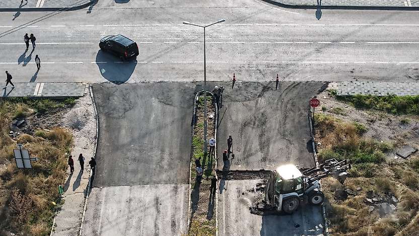 Bünyan'da yol çalışmaları sürüyor!