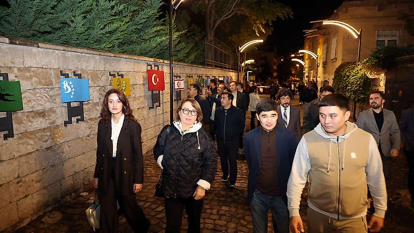 TÜRKSOY Temsilcilerinin Talas turu