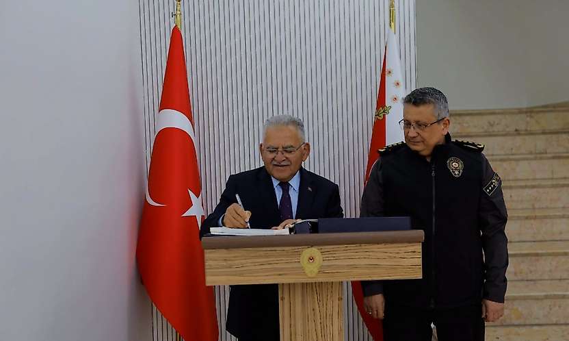 Başkan Büyükkılıç'tan, İl Emniyet Müdürü Ergen'e hayırlı olsun ziyareti