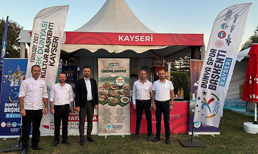 Kayseri tarihini ve kültürünü Adana Lezzet Festivali'nde tanıtıyor