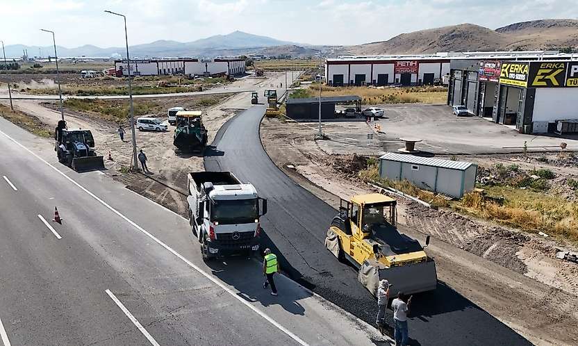 Metal Sanayi Sitesi'nde asfalt çalışması tamamlandı
